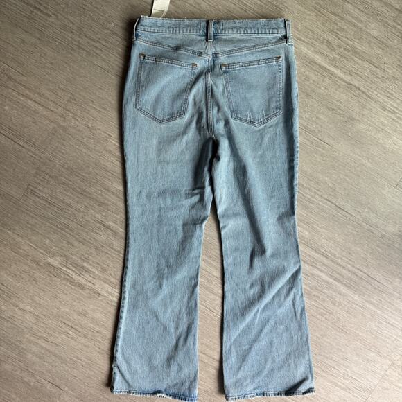 Abercrombie & Fitch The Vintage Flare High Rise Jeans NWT 32 14R Retro Hippie 70 - Picture 2 of 9